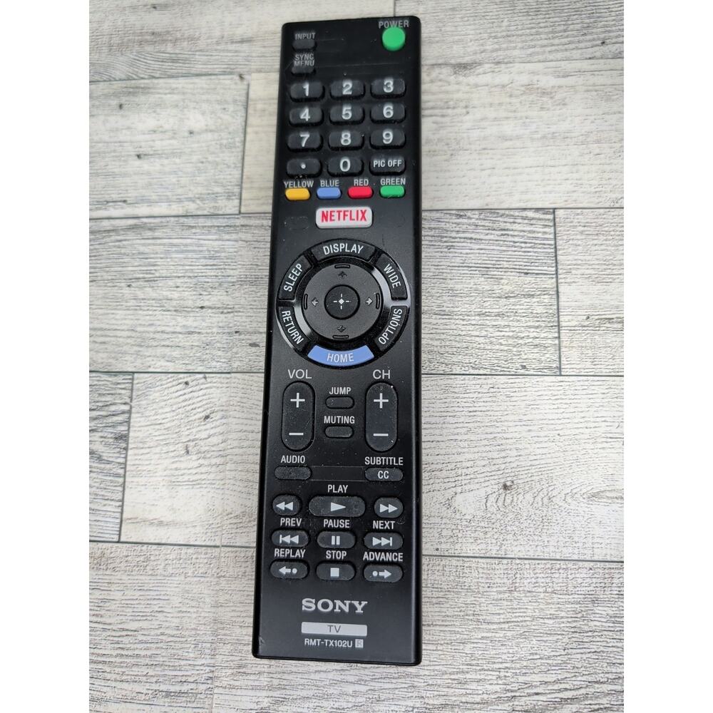 RMT-TX102U Replace Remote Control for Sony Bravia LED Smart TV With NETFLIX